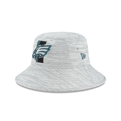 Philadelphia Eagles Gorra | New Era Official NFL Training Stretch Bucket Hat Mexico - Verdes